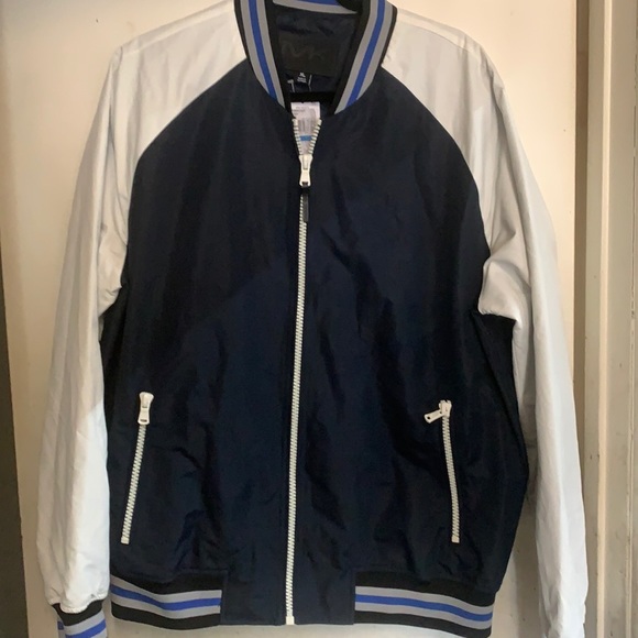 Michael Kors Jackets \u0026 Coats | Michael Kors Men Jacket. White and Blue | Color: Blue/White | Size: XL | Dernier_Cri_2u's Closet